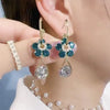 Sunflower Rose Gold Hoop Earrings [ BUY 1 GET 1 FREE ]