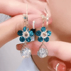 Sunflower Rose Gold Hoop Earrings [ BUY 1 GET 1 FREE ]