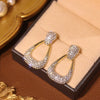 Shiny Cubic Zircon Drop Earrings [ BUY 1 GET 1 FREE ]