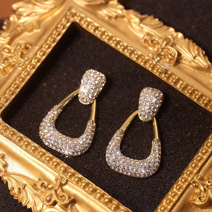 Shiny Cubic Zircon Drop Earrings [ BUY 1 GET 1 FREE ]
