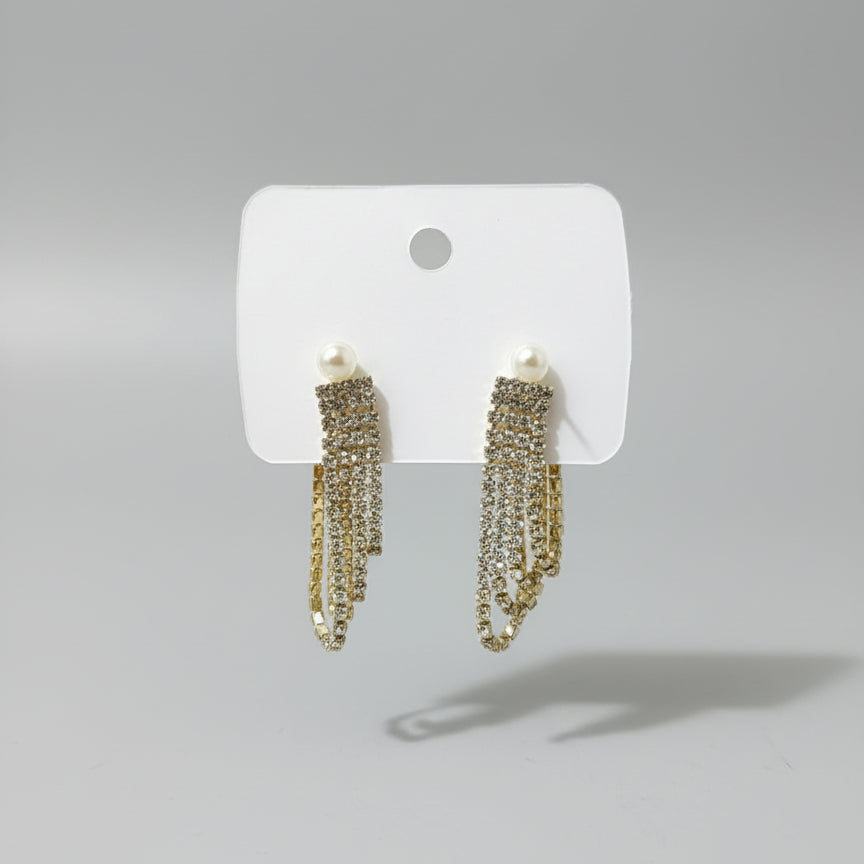 Gold earrings