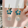 Sunflower Rose Gold Hoop Earrings [ BUY 1 GET 1 FREE ]