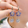 Sunflower Rose Gold Hoop Earrings [ BUY 1 GET 1 FREE ]
