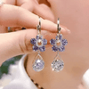Sunflower Rose Gold Hoop Earrings [ BUY 1 GET 1 FREE ]