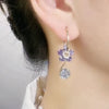 Sunflower Rose Gold Hoop Earrings [ BUY 1 GET 1 FREE ]