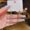 Sunflower Rose Gold Hoop Earrings [ BUY 1 GET 1 FREE ]